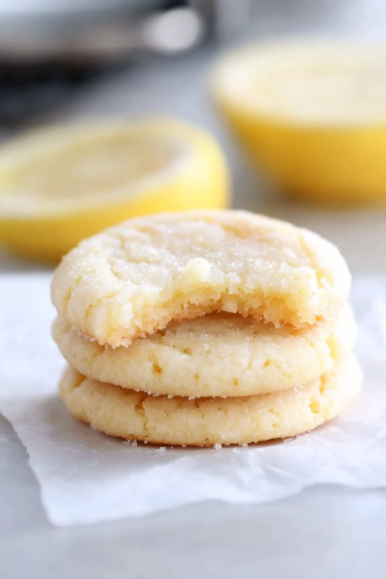 Lemon Sugar Cookies - Soft & Zesty