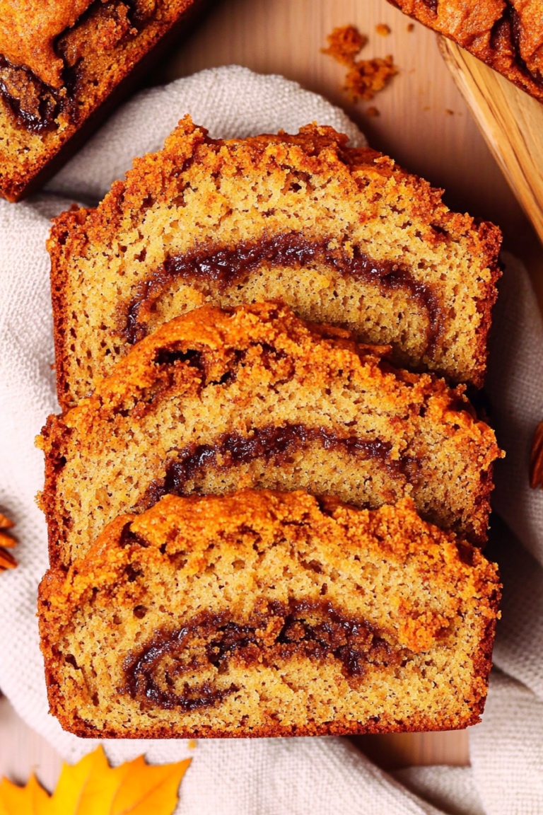 Cinnamon Swirl Pumpkin Bread