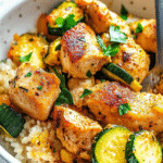 Easy Baked Chicken and Zucchini Recipe