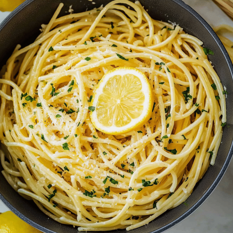Lemon Butter Garlic Pasta Sauce Recipe