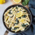 Easy Lemon Ricotta Pasta & Spinach Recipe