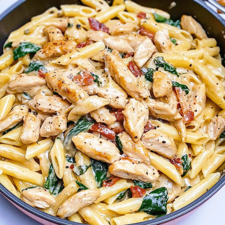 Creamy Tuscan Chicken Pasta Image