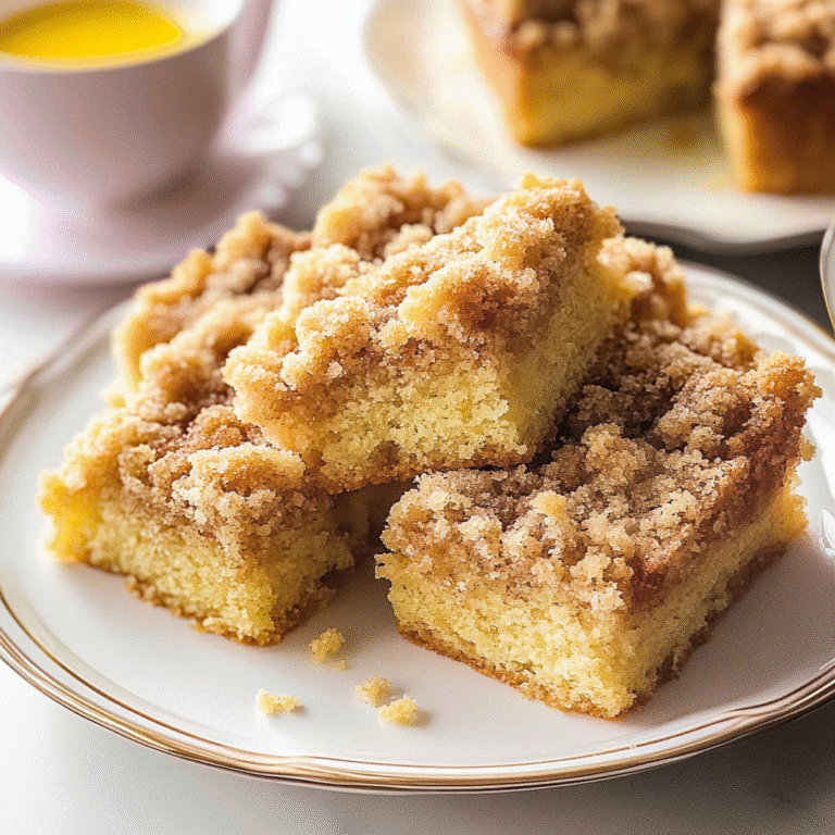 Homemade Crumb Cake Recipe