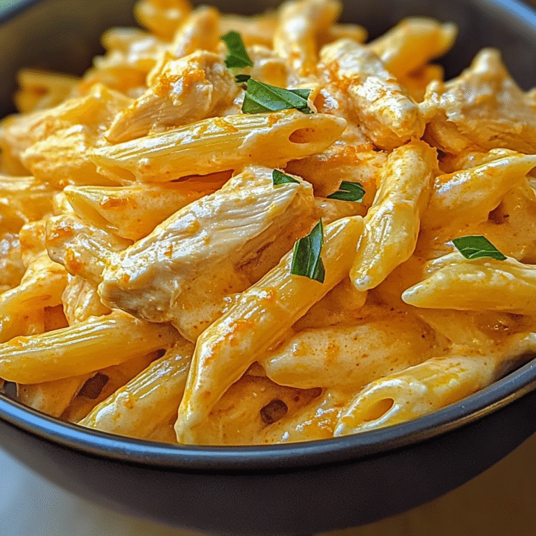Buffalo Chicken Alfredo Pasta