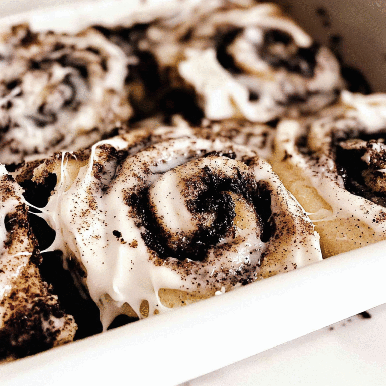 Cookies and Cream Cinnamon Rolls