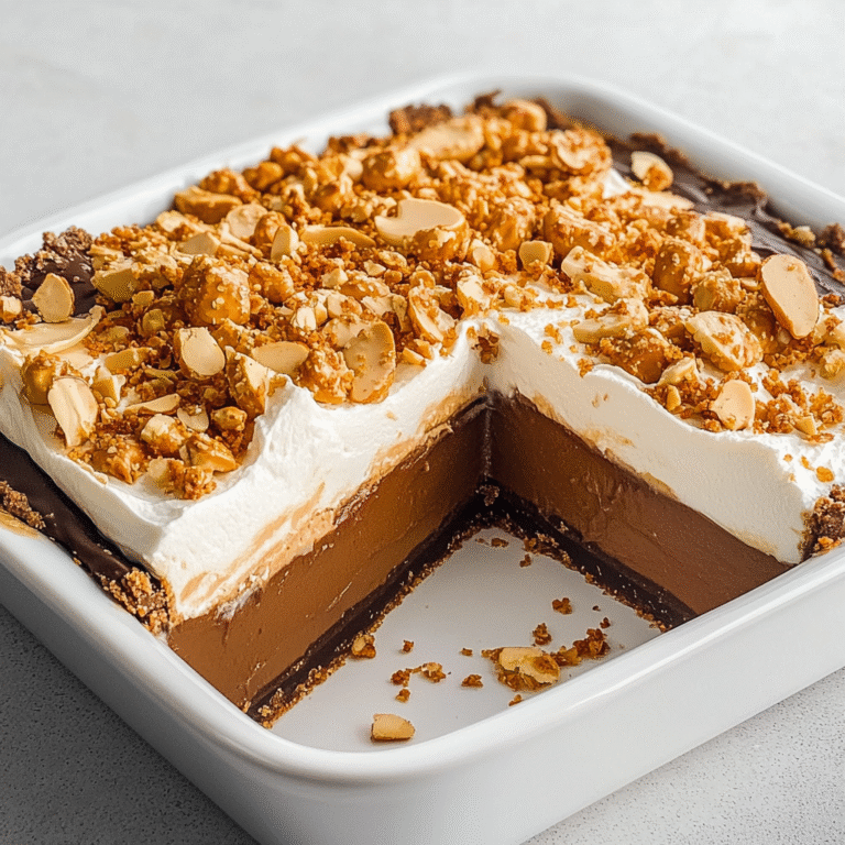 No-Bake Peanut Butter Pretzel Pie