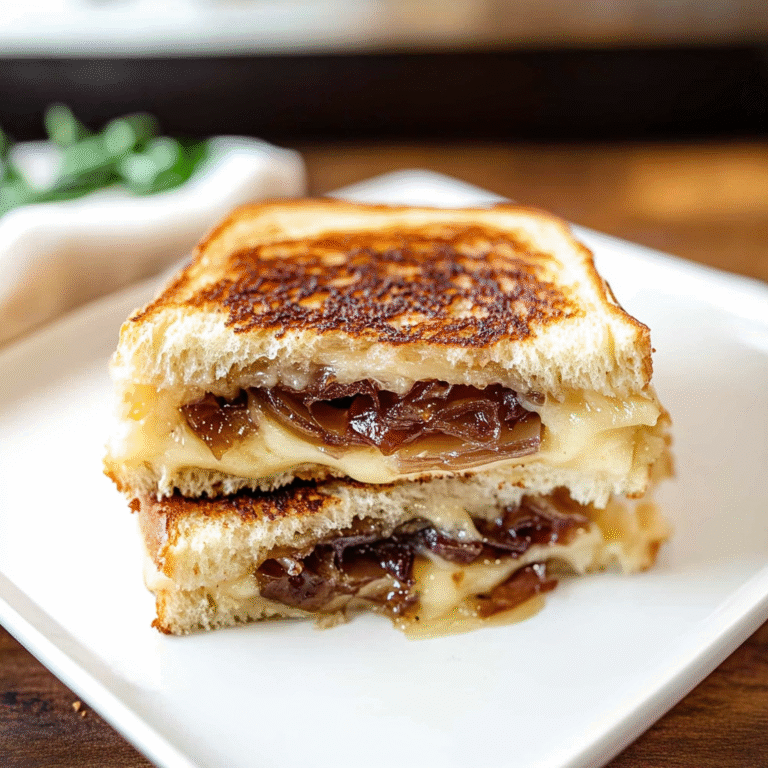 French Onion Grilled Cheese Sandwich