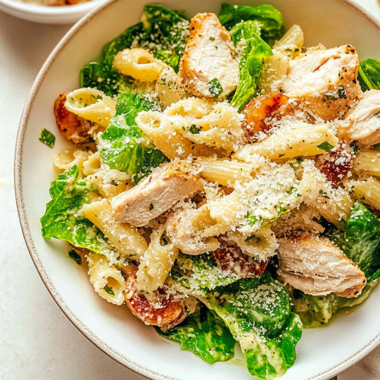 Chicken Caesar Pasta Salad Ingredients