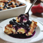 Blueberry Cream Cheese French Toast Casserole