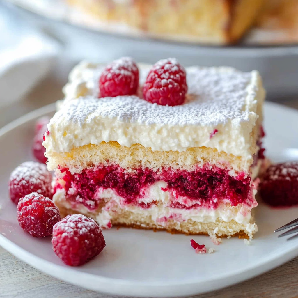 White Chocolate Raspberry Tiramisu Dessert