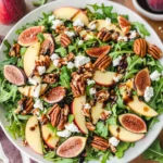 Apple Arugula Salad With Maple Pecans