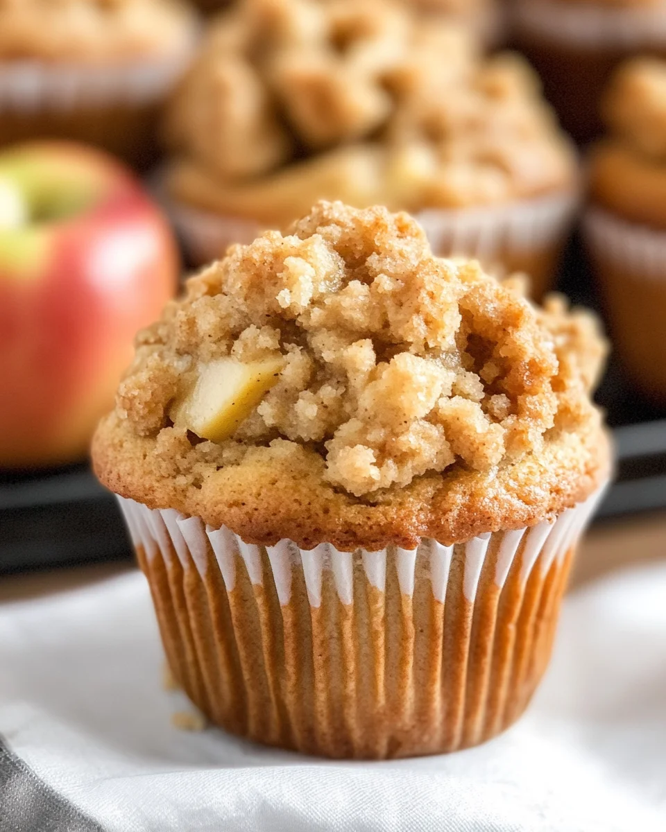 Apple Crumble Muffins
