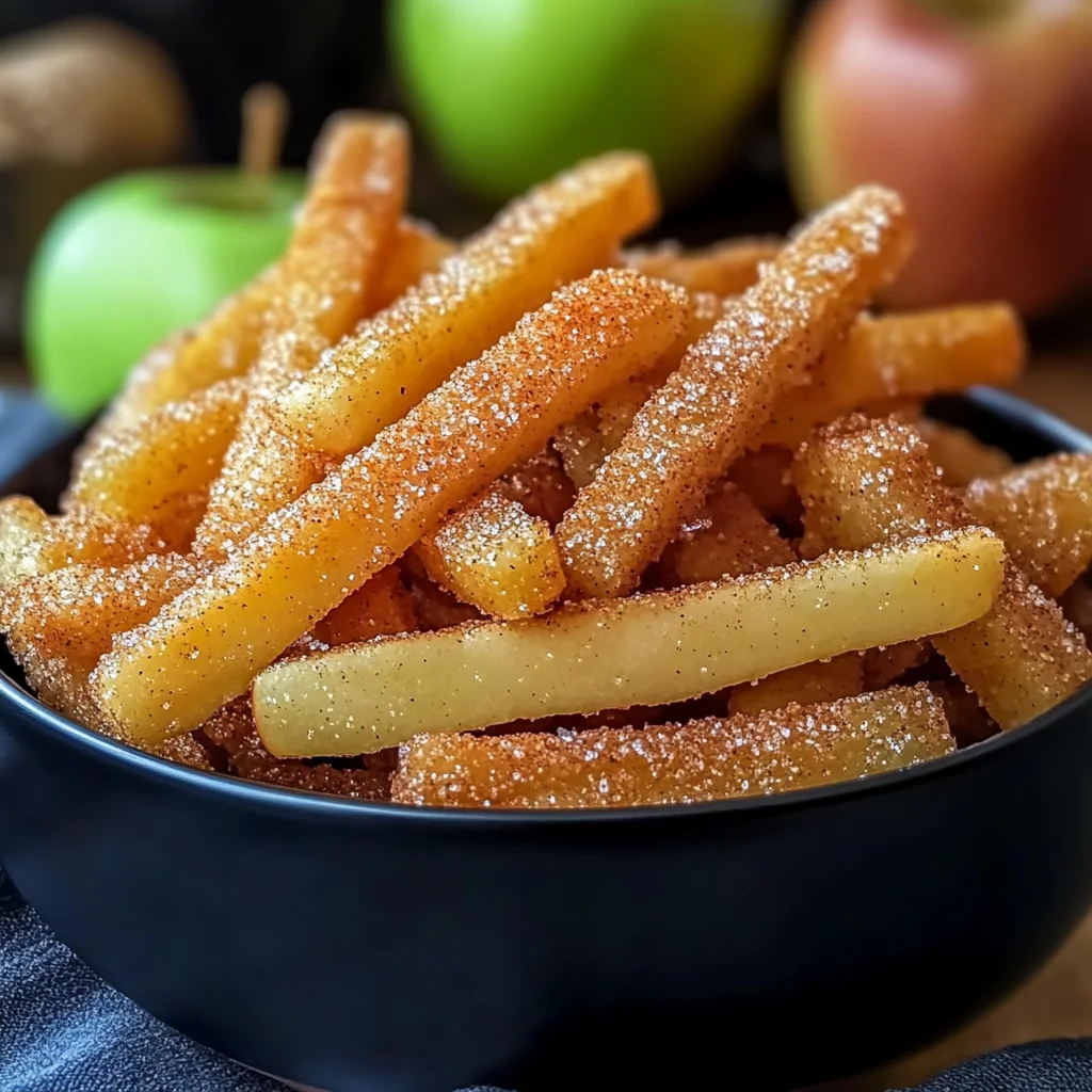 Crispy Air Fryer Apple Fries