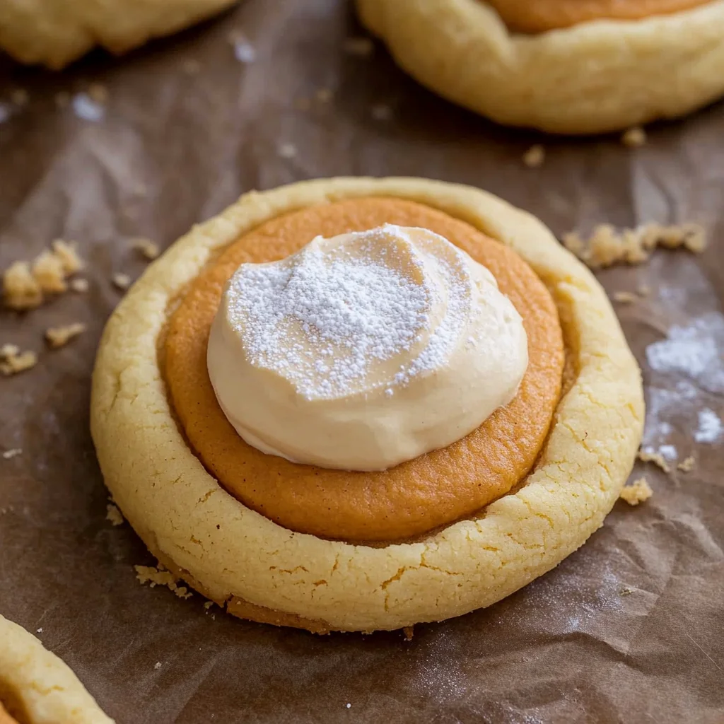 Crumbl pumpkin pie cookies