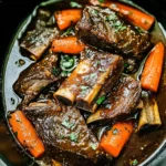 Fall off the Bone Slow Cooker Short Ribs