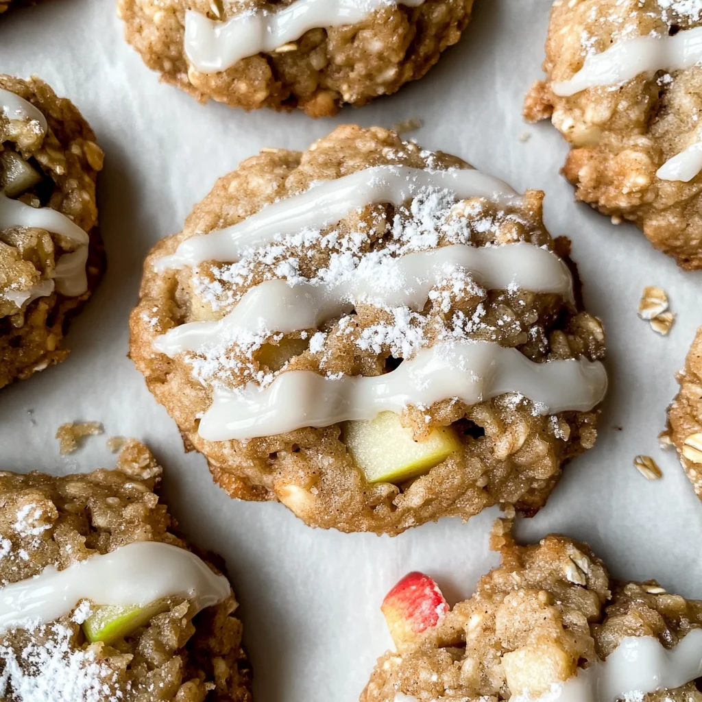 Healthy Oatmeal Apple Pie Cookies