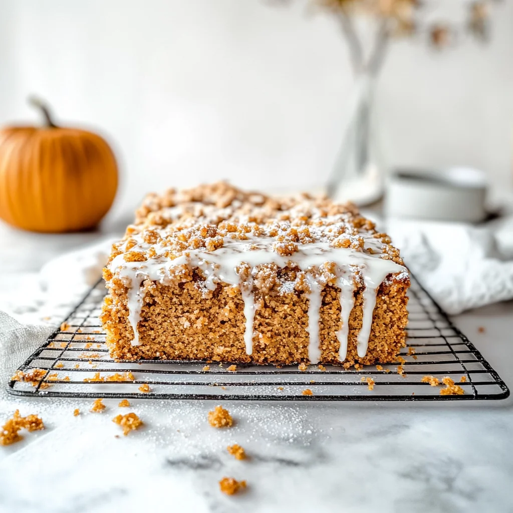 Pumpkin Coffee Cake