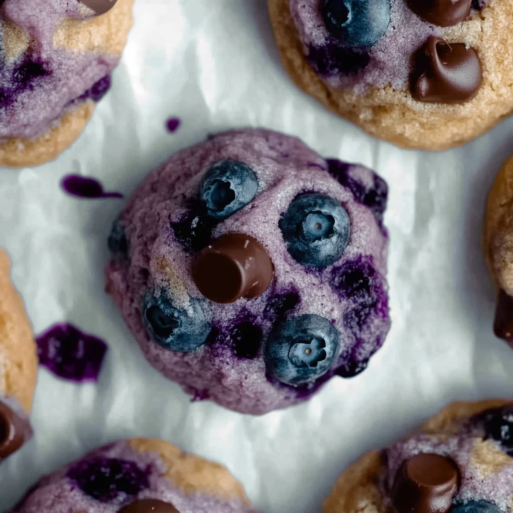 Blueberry Chocolate Chip Cookies