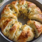 Cheesy Garlic Herb Pull Apart Bread