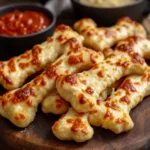 Cheesy Halloween Breadstick Bones