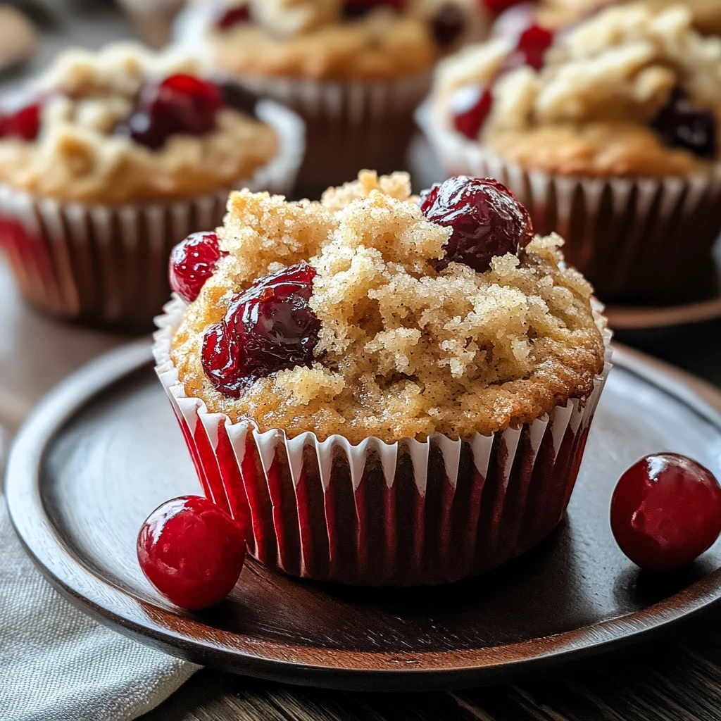 Cherry Cobbler Muffins