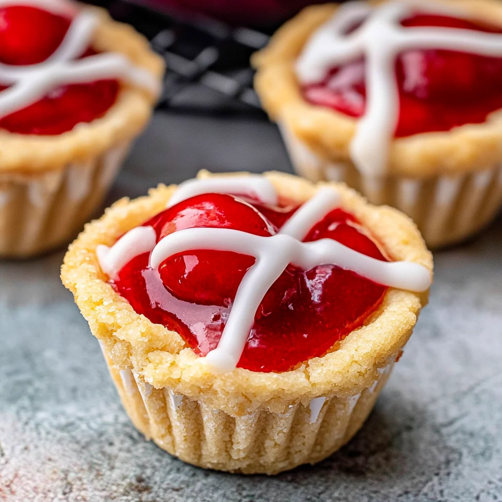 Cherry Pie Cookie Cups Recipe