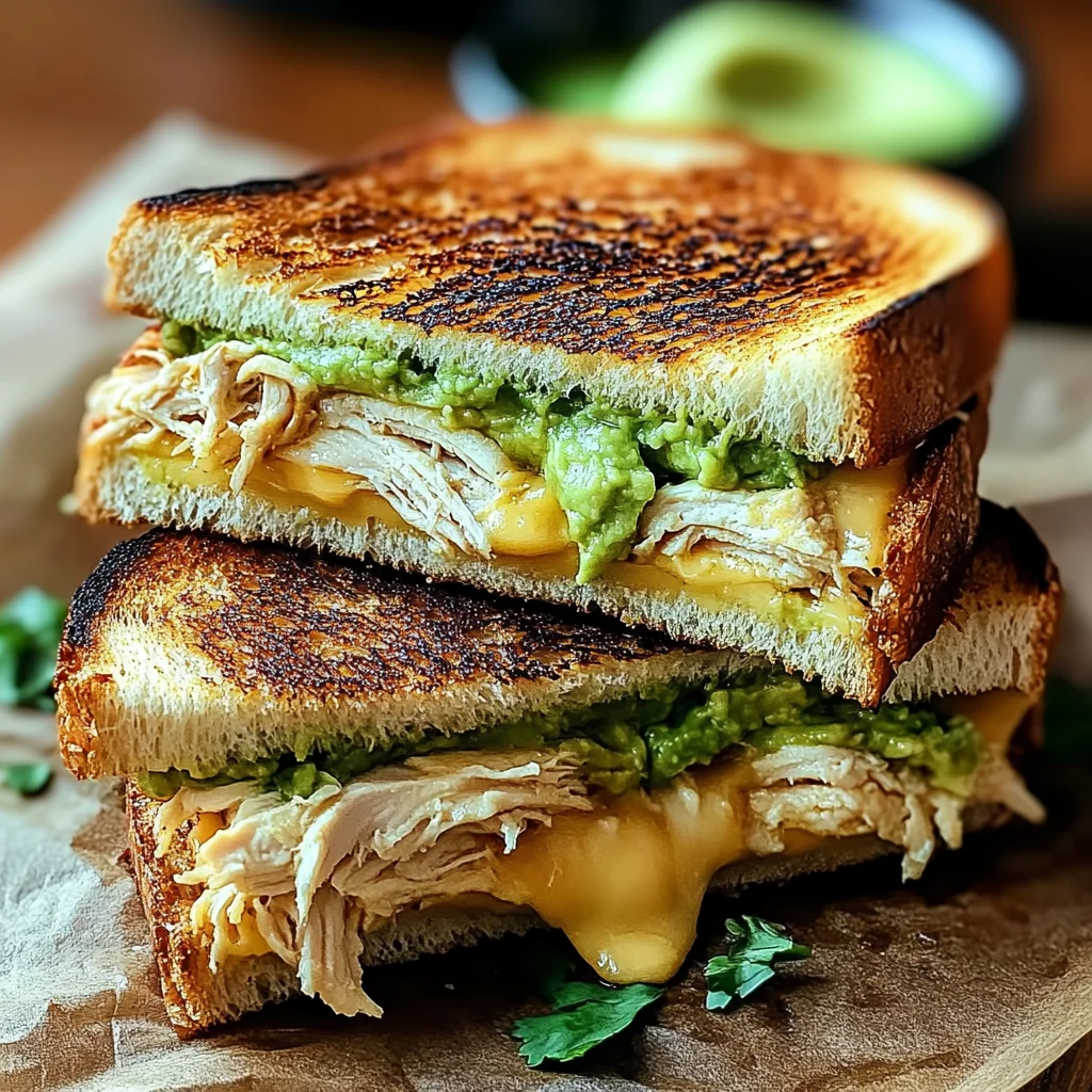 Chicken Avocado Melt Sandwich