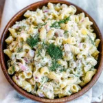Creamy Dill Pickle Pasta Salad