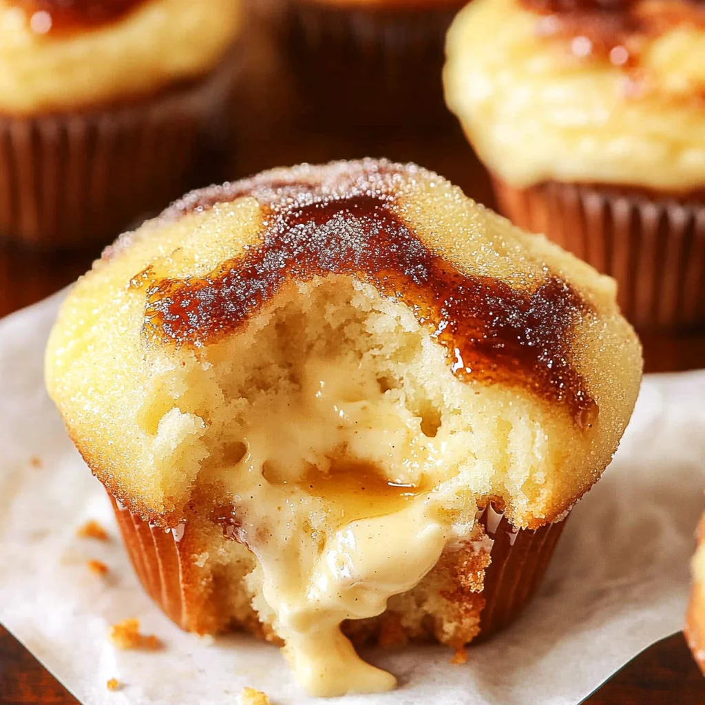 Crème Brûlée Cupcakes
