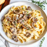 Date Night Mushroom Fettuccine Alfredo