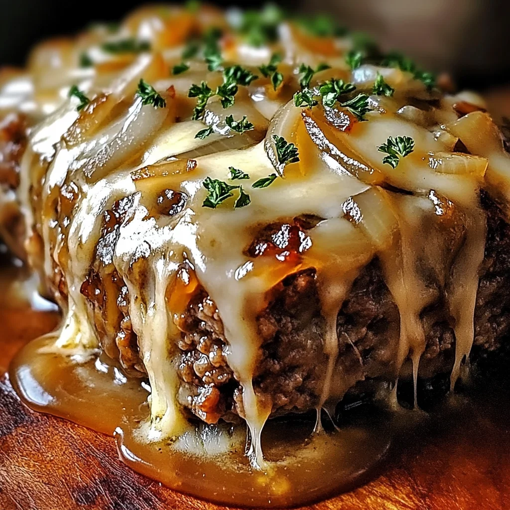 French Onion Meatloaf