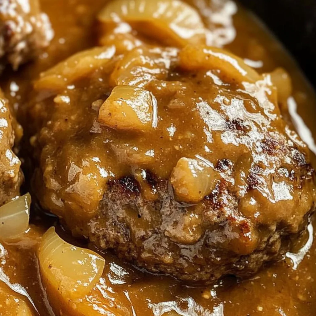 Hamburger Steak (with Onion Gravy!)