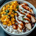 Irresistible High Protein BBQ Ranch Chicken Bowl Recipe