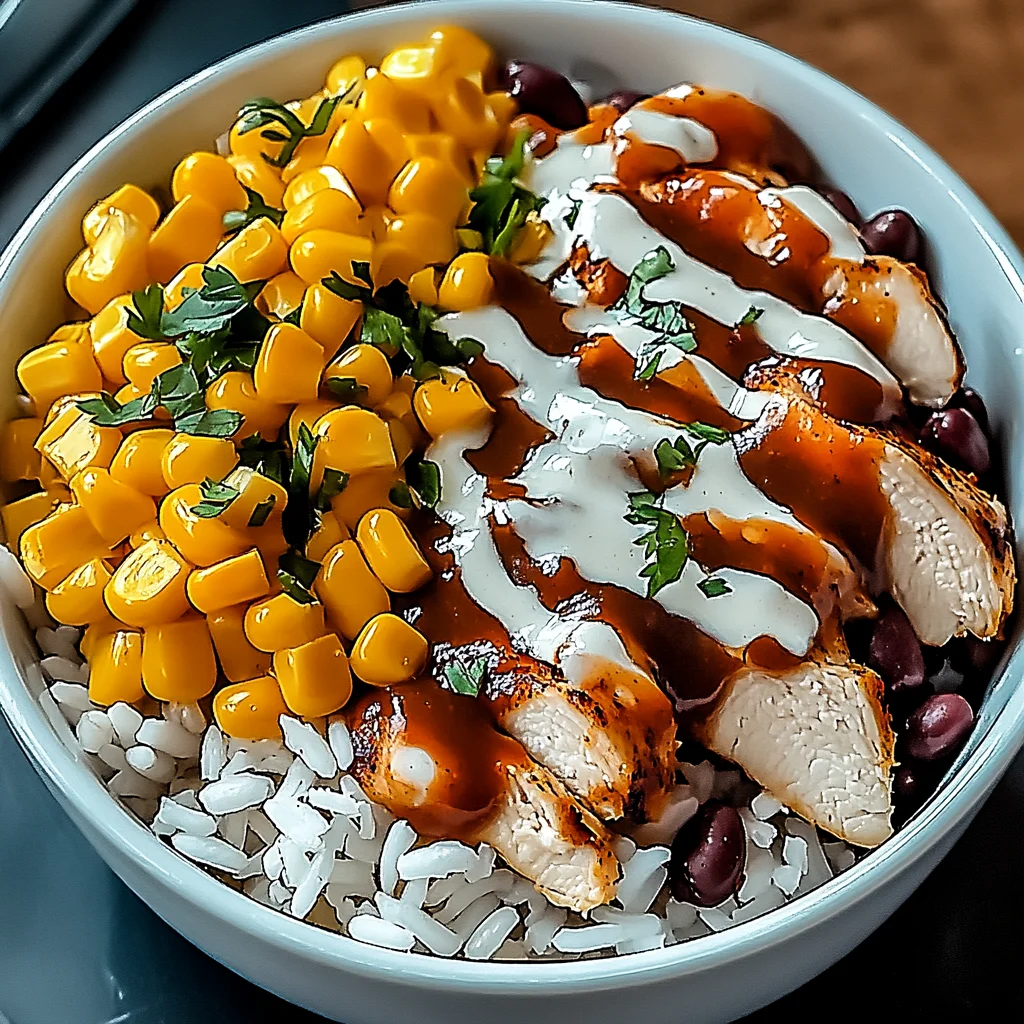 Irresistible High Protein BBQ Ranch Chicken Bowl Recipe