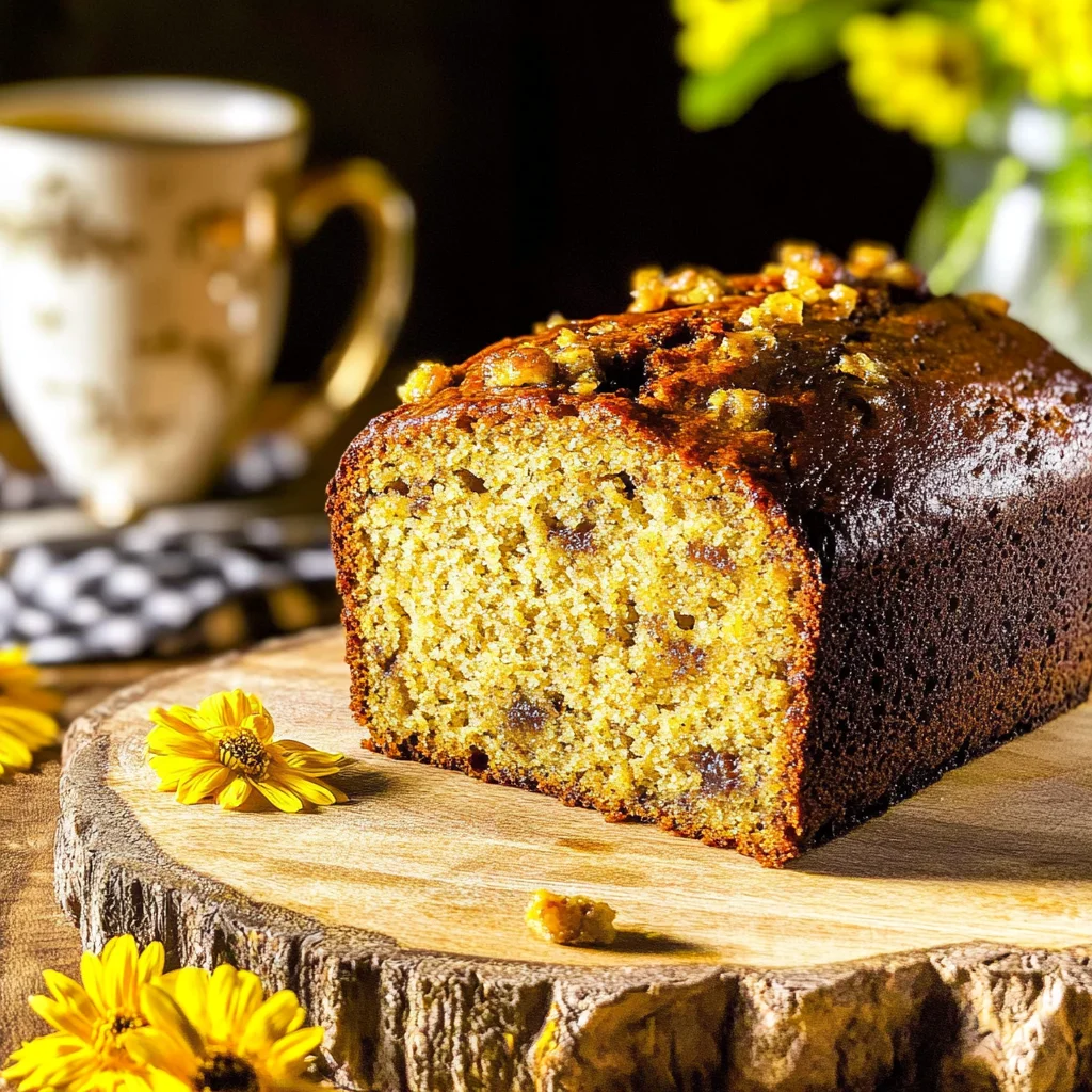 Maple-Bourbon Banana Bread
