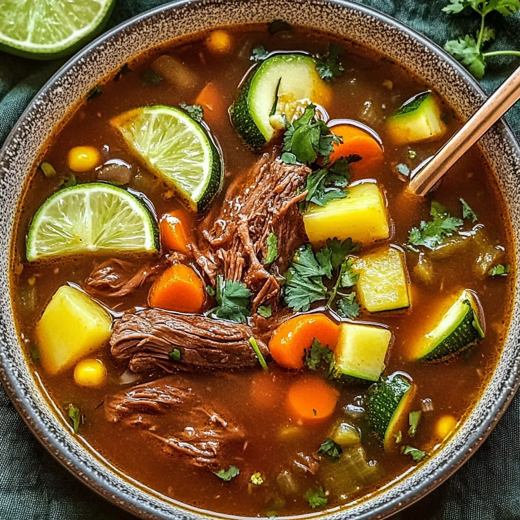 Mexican Beef and Vegetable Soup