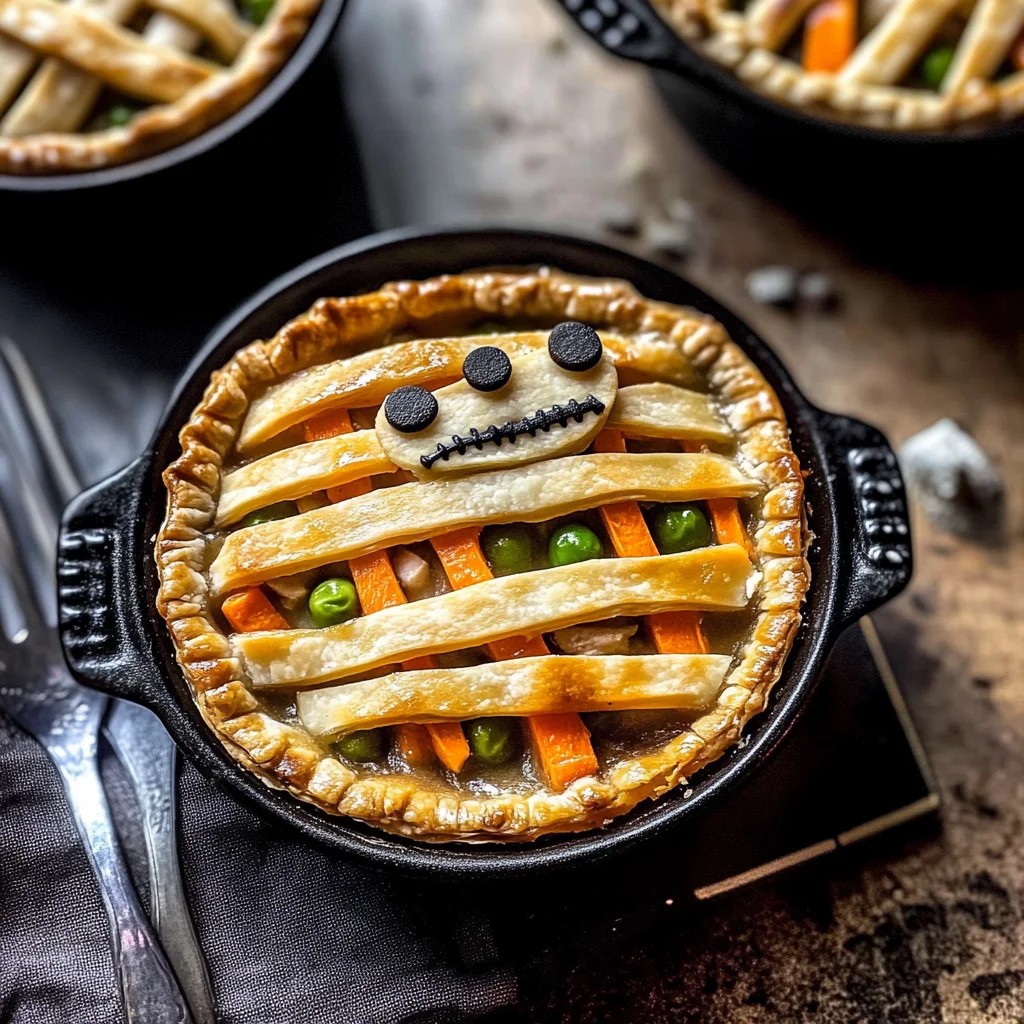 Mini Mummy Chicken Pot Pies Recipe