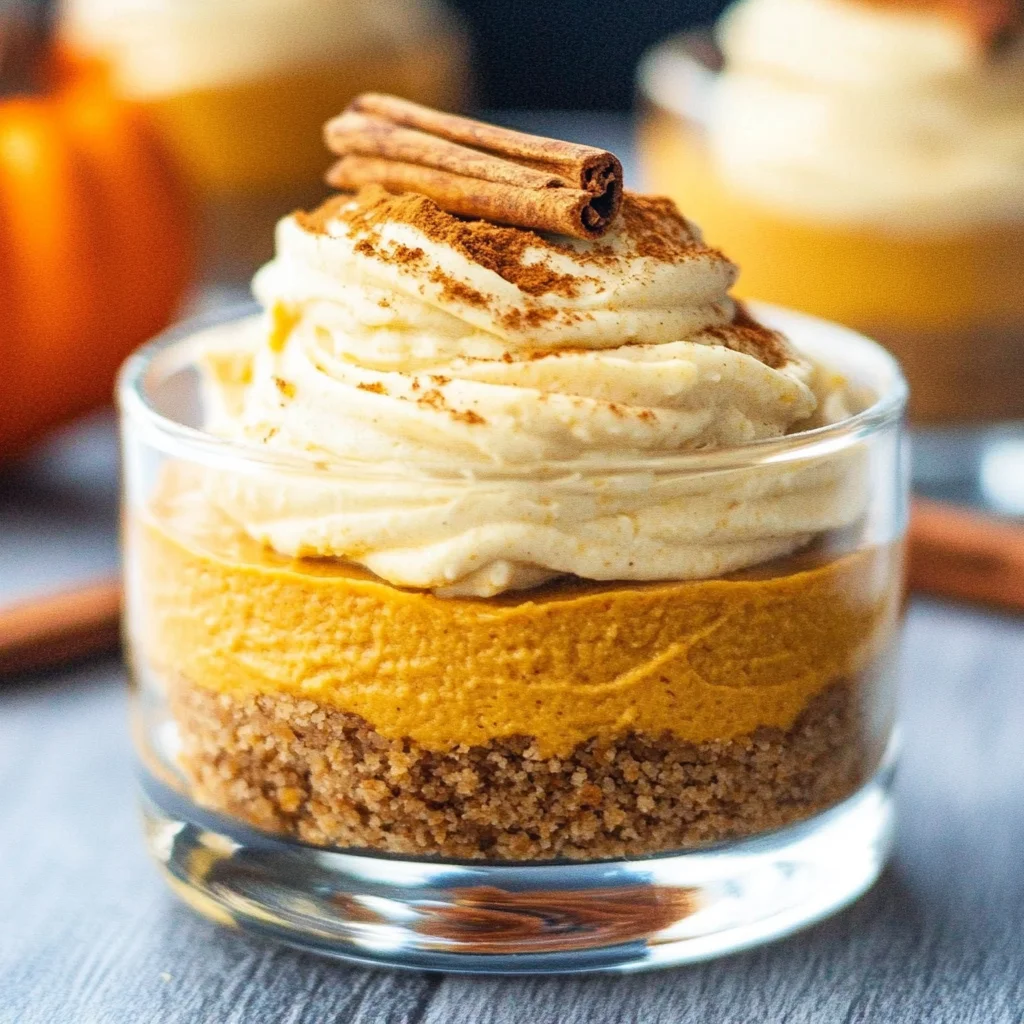 Pumpkin Keto No-Bake Cheesecake Recipe