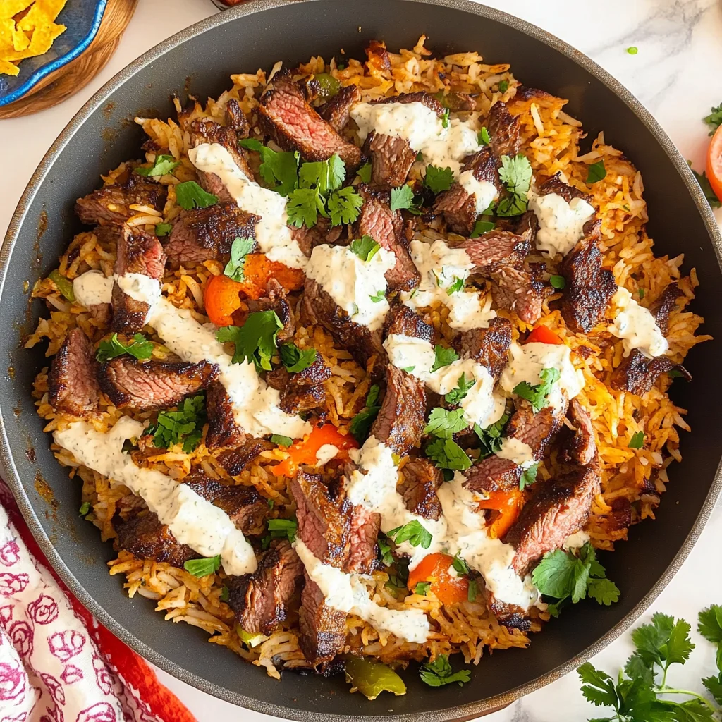 Steak & Queso Rice