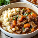 Tuscan Beef Casserole (Stove Top or Instant Pot)