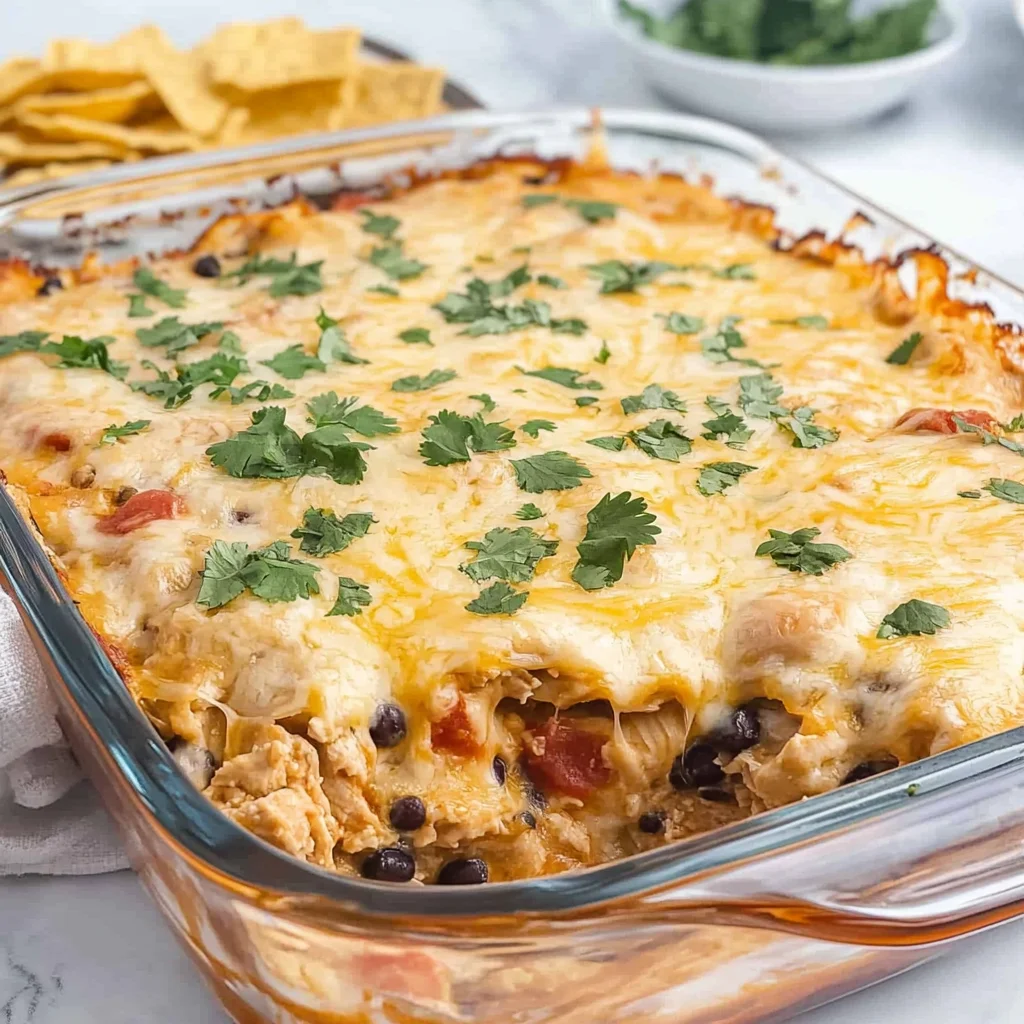 Chicken Taco Casserole