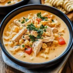 Creamy Cajun Chicken Pasta Soup