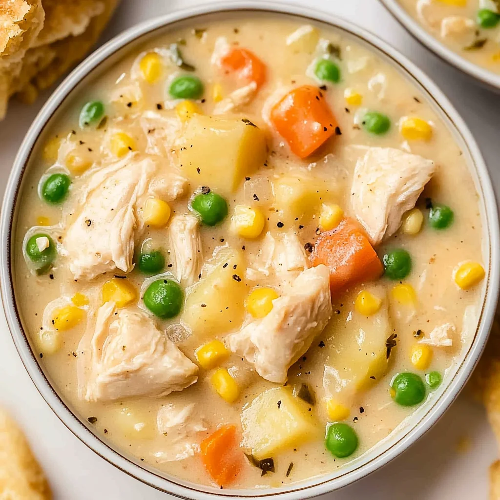 Creamy Chicken Pot Pie Soup