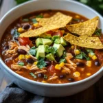 Crockpot Chicken Tortilla Soup