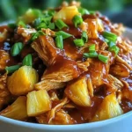 Crockpot Pineapple BBQ Chicken