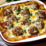 Dump-and-Bake Meatball Casserole