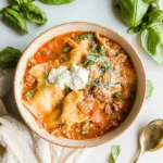 Easy Creamy Lasagna Soup