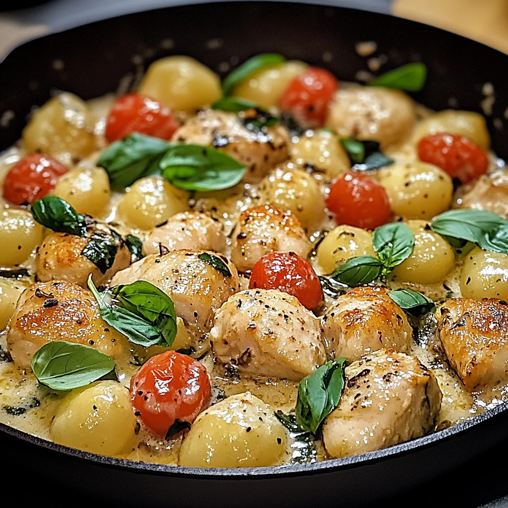 Garlic Chicken Gnocchi Skillet: A 30-Minute Wonder!