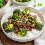 Ground Beef and Broccoli