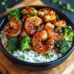 Honey Garlic Shrimp Bowls
